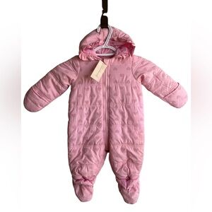 Baby bunting snowsuit pink 3-6 months